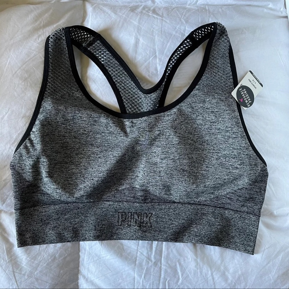 NWT PINK Sports Bra Large